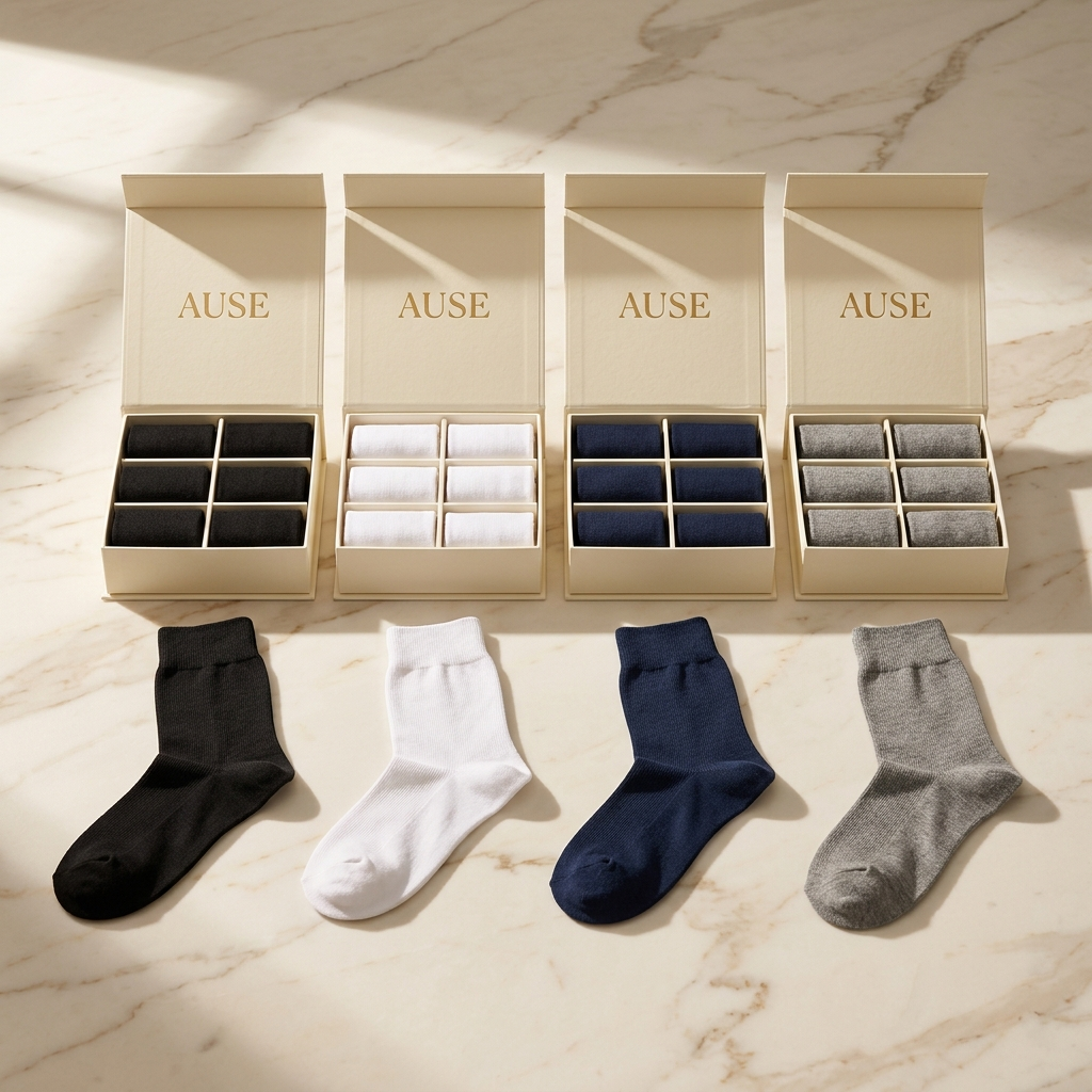 AUSE™ Chaussettes en fibre de bambou de qualité premium